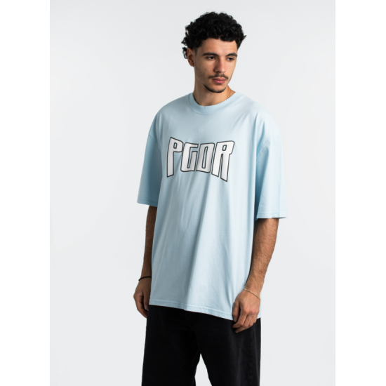 Pegador Crystal Oversized Tee Men's T-Shirt light blue