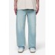 Pegador Barrow Wide Baggy Jeans Sand Washed Blue Μπλε