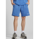 Regular Fit Sweatshorts with Label-Print in blue