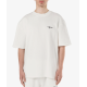 PEGADOR Signar Oversized Rib Tee Washed Warm White Άσπρο