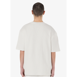 PEGADOR Signar Oversized Rib Tee Washed Warm White Άσπρο