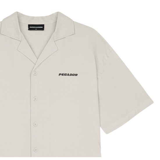 Pegador Logo Shortsleeve Shirt Μπέζ