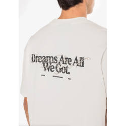 Pegador Bucklin Oversized Tee Washed Warm White Άσπρο