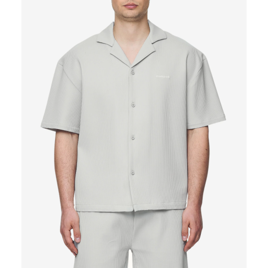 Pegador Troy Plissee Summer Shirt Pearl Grey Μπεζ