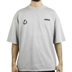 Pegador Cote Boxy T-Shirt Vintage Light Grey Γκρι