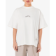 Pegador Rita Oversized Tee Washed Warm White  Άσπρο