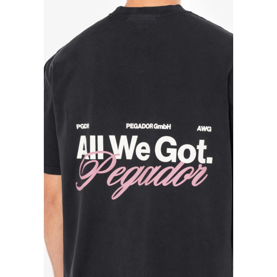 PEGADOR Colfa Oversized Tee Μαύρο