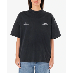 Pegador Lena Oversized Tee Vintage Black Γκρι