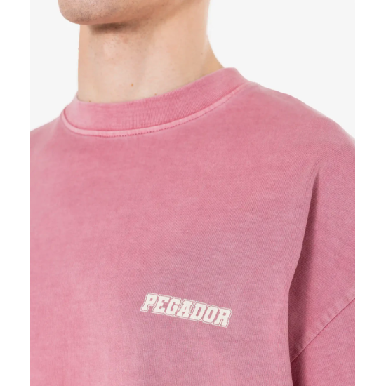 PEGADOR COTE BOXY TEE Ροζ