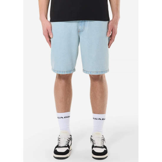 Pegador Bostic Jeans Shorts Washed Cold Blue Μπλε