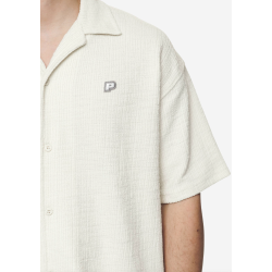 Pegador Libco Structured Knit Shirt Salty Cream Μπεζ