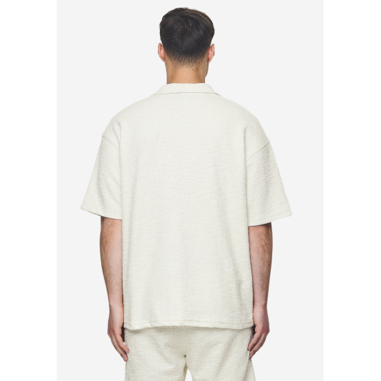Pegador Libco Structured Knit Shirt Salty Cream Μπεζ