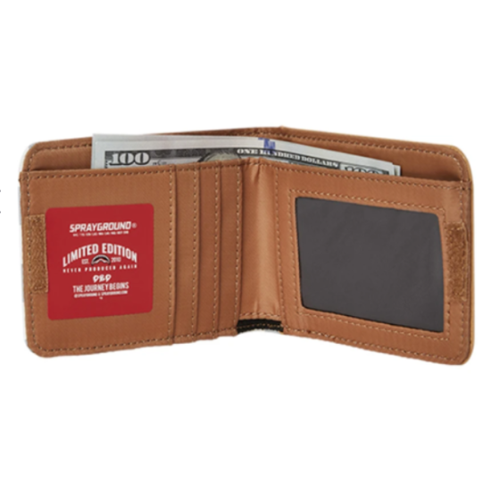 SPRAYGROUND HENNY RACEWAY CREAM WALLET