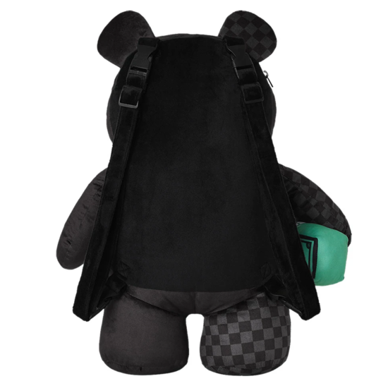 SPRAYGROUND UNFINISHED SHARK MONEYBEAR BACKPACK Μαύρο