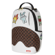 SPRAYGROUND PARIS PATCH CHECK DLXSV BACKPACK Άσπρο