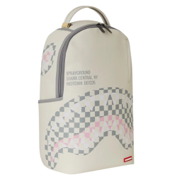 SPRAYGROUND CREAM CHECK SHARK CENTRAL DLXSV BACKPACK - MULTI Άσπρο