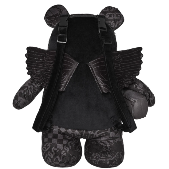 SPRAYGROUND 3AM CHECK WINGMAN BEAR BACKPACK Μαύρο