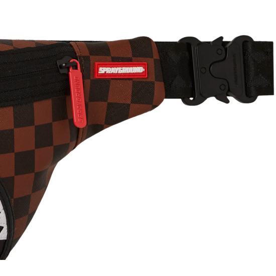 SPRAYGROUND MACHINE FRANÇAISE SAVVY CROSSBODY Καφέ