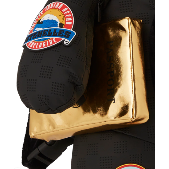 SPRAYGROUND GLOBAL MOGUL BILLIONAIRE BEAR BACKPACK Μαύρο