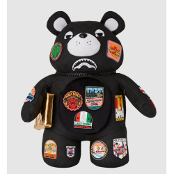 SPRAYGROUND GLOBAL MOGUL BILLIONAIRE BEAR BACKPACK Μαύρο