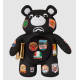 SPRAYGROUND GLOBAL MOGUL BILLIONAIRE BEAR BACKPACK Μαύρο
