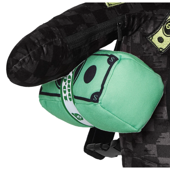 SPRAYGROUND SLIME TAKEOVER MONEYBEAR BACKPACK Μαύρο