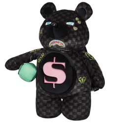 SPRAYGROUND SLIME TAKEOVER MONEYBEAR BACKPACK Μαύρο