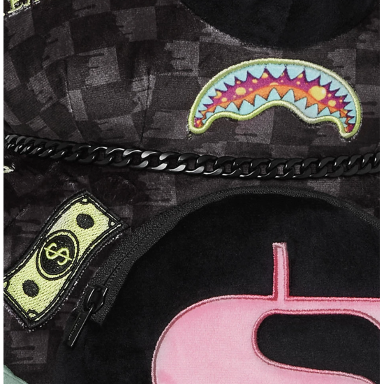 SPRAYGROUND SLIME TAKEOVER MONEYBEAR BACKPACK Μαύρο