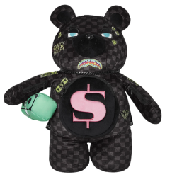 SPRAYGROUND SLIME TAKEOVER MONEYBEAR BACKPACK Μαύρο