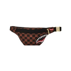 Sprayground Peeking Character Check Savvy Crossbody Καφέ