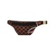 Sprayground Peeking Character Check Savvy Crossbody Καφέ