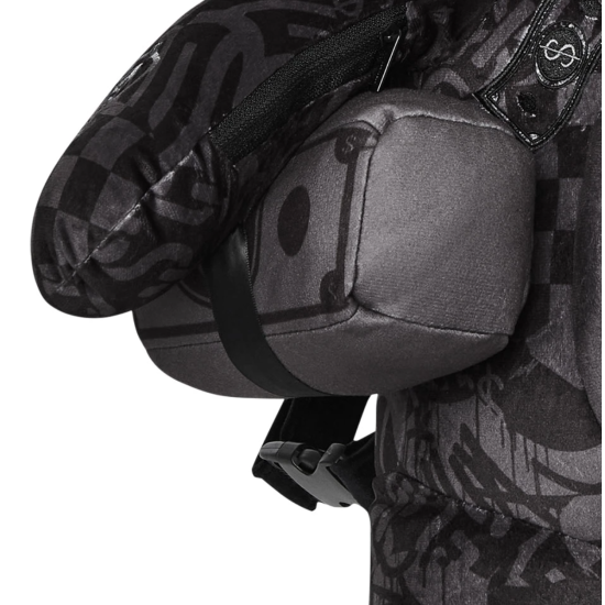 SPRAYGROUND 3AM CHECK WINGMAN BEAR BACKPACK Μαύρο