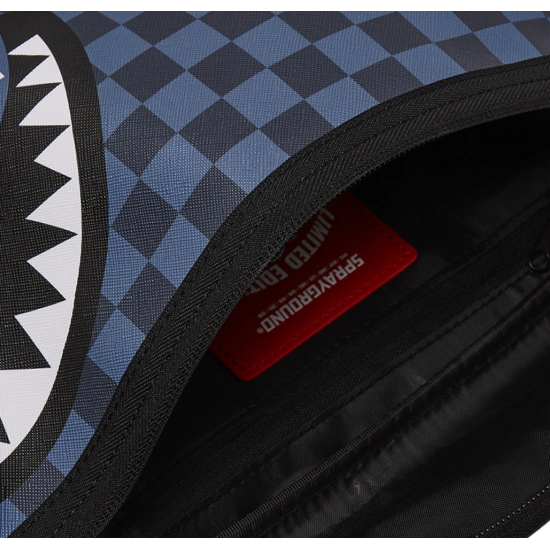 SPRAYGROUND MIDNIGHT SHARKS IN PARIS SAVVY CROSSBODY BAG Μπλε
