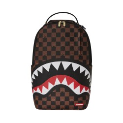 SPRAYGROUND PEEKING CHARACTER CHECK DLXR BACKPACK Καφέ