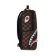 SPRAYGROUND PEEKING CHARACTER CHECK DLXR BACKPACK Καφέ