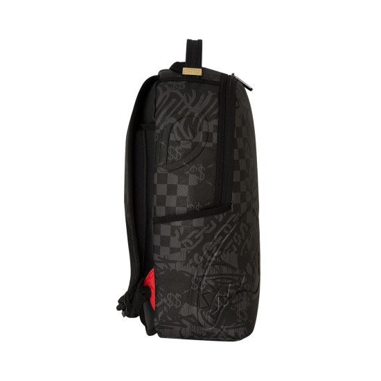 SPRAYGROUND 3AM CHECK PATTERN DLX BACKPACK Μαύρο
