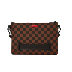 Sprayground Machine Francaise Pouchette Καφέ