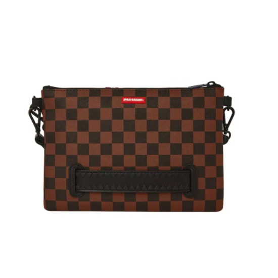 Sprayground Machine Francaise Pouchette Καφέ