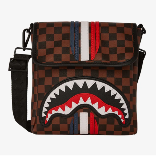 SPRAYGROUND Machine Francaise Messenger Sling Καφέ