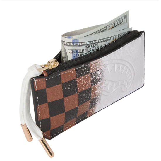 Sprayground Shark Spritz Zip Pouch Wallet