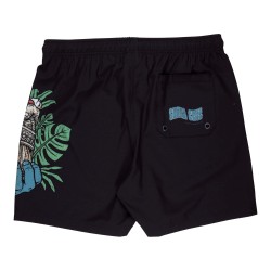 SANTA CRUZ Tiki Hand Swimshort Μαύρο