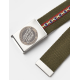Santa Cruz Carved MFG Web Belt Λαδί
