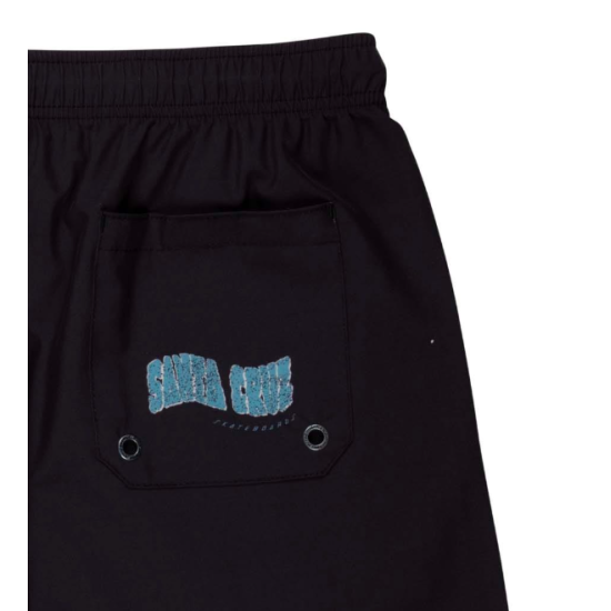 SANTA CRUZ Tiki Hand Swimshort Μαύρο