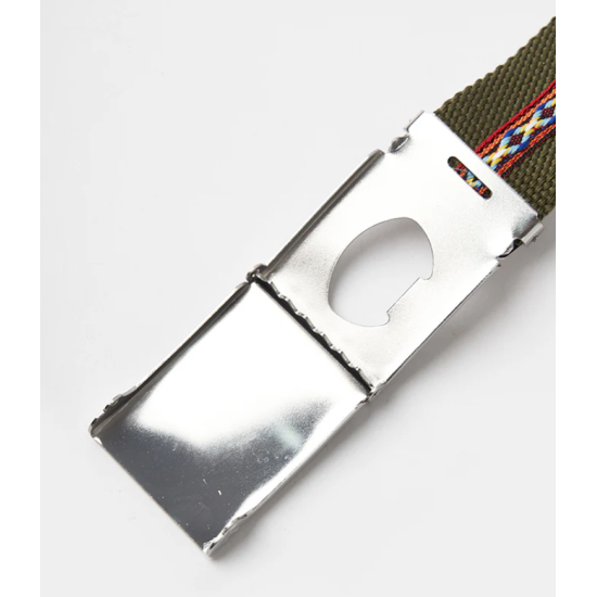 Santa Cruz Carved MFG Web Belt Λαδί