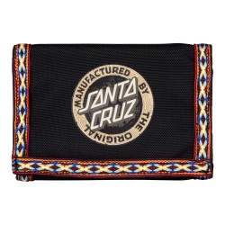 Santa Cruz Carved MFG Wallet Μαύρο