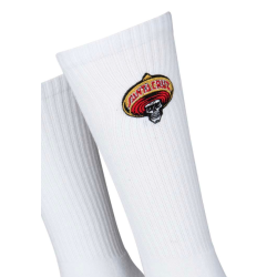Santa Cruz Guzman Skull Socks  Άσπρο