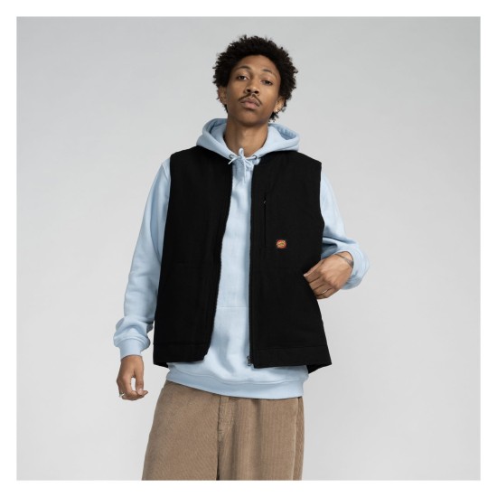 Santa Cruz Classic Label Vest Jacket Γκρι