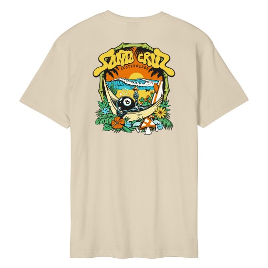 Santa Cruz Winkowski 8Baller Trip T-Shirt Μπεζ