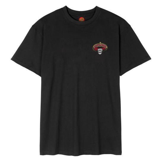 Santa Cruz Guzman Dead Diners T-Shirt Μαύρο