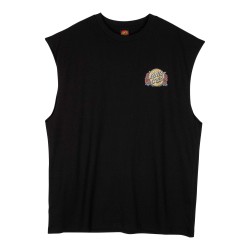 Santa Cruz Guzman Dot Tank Μαύρο